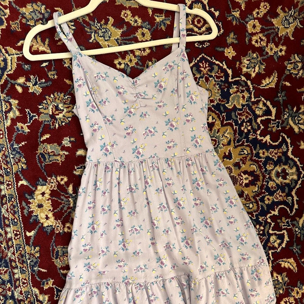 Lilac Floral Sundress